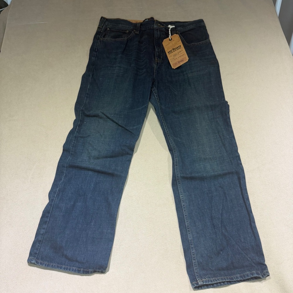 Urban Pipeline Mens Relaxed Straight Leg Jeans Dark Wash Denim 38x30 NWT